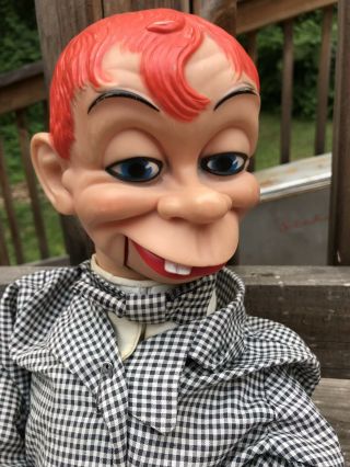 Vintage 30 " Mortimer Snerd Ventriloquist Dummy Doll,  Juro Novelty Inc.  1969