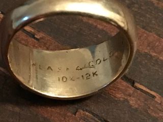 Early Vintage Men ' s Gold Ring Nome Alaska 1800 ' s to 1900 ' s Gold Rush Era 3
