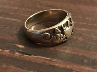 Early Vintage Men ' s Gold Ring Nome Alaska 1800 ' s to 1900 ' s Gold Rush Era 4