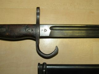 JAPANESE TYPE 30 BAYONET WW ll KOKURA ARSENAL WITH SCABBERD 2