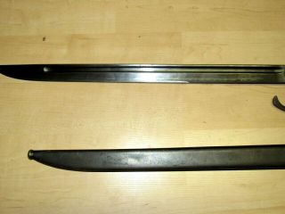 JAPANESE TYPE 30 BAYONET WW ll KOKURA ARSENAL WITH SCABBERD 5