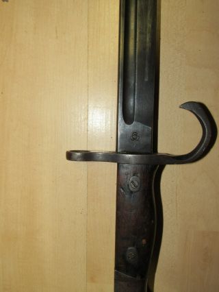 JAPANESE TYPE 30 BAYONET WW ll KOKURA ARSENAL WITH SCABBERD 7