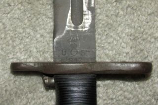 WWII M1 Garand Bayonet PAL.  US 1943 WW2 7