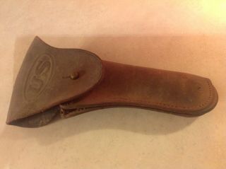 Ww1 Us Army Leather 45 1911 Holster - Rock Island Arsenal 1916