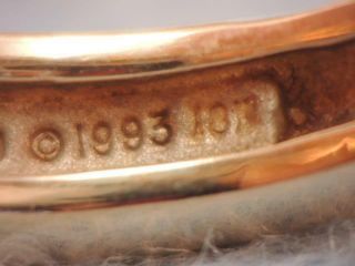 RARE PEDRO BOREGAARD SOLID 18K ROSE GOLD SPIRAL RAMS HORN RING sz 10 1/4 23g 4