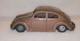 Vintage Volkswagen Beetle Tin Car Made In Japan 8 "