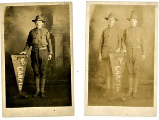 Vintage Wwi Era Military Soldiers Photographs.