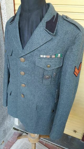 Ww2 Italian Black Shirt Field Tunic Milizia Cc Nn Mvsn