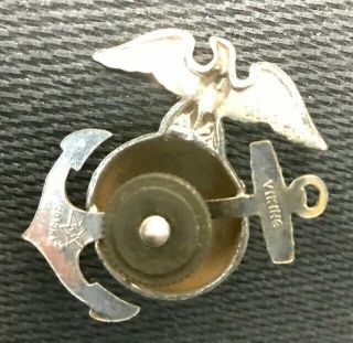 WWII USMC Officer EGA Eagle Globe Anchor Left and Right Collar by H&H Viking 5