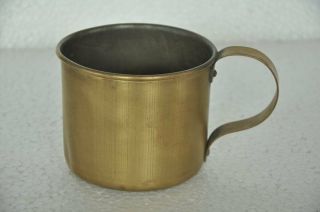 Old Brass Solid Unique Handcrafted Fine Quality Mug / Pot,  Patina 3