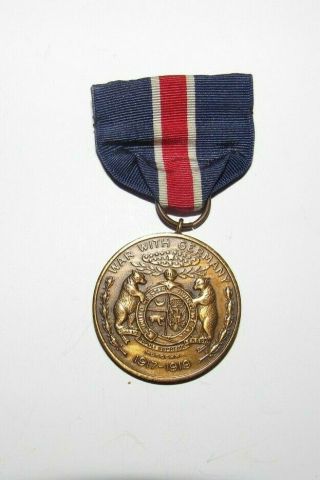 Wwi State Of Missouri Service Medal Open Face C Catch