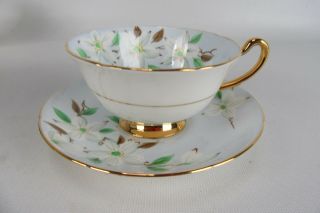 Vintage Teacup & Saucer Set Fine Bone China Royal Grafton Made In England