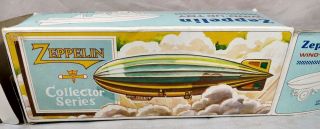 SCHYLLING ALUMINUM AIRSHIP GRAF ZEPPELIN Wind - Up Tin Toy Multi - color 3