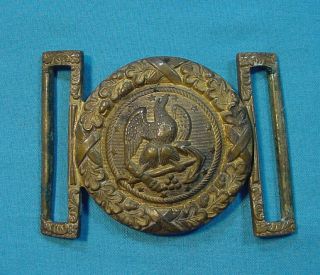 Vintage Wwi Us Navy Officers Buckle Made In England Usn