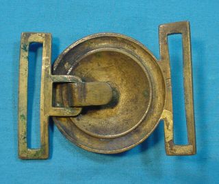 VINTAGE WWI US NAVY OFFICERS BUCKLE MADE IN ENGLAND USN 2