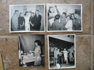 10 WWII US Army CBI China Nationalist KMT Paulette Goddard Visits Troops Photos 4