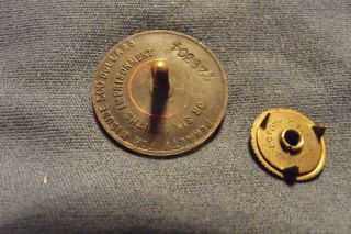 WW I CEF Lapel Pin For Service At The Front Serial 229304 3