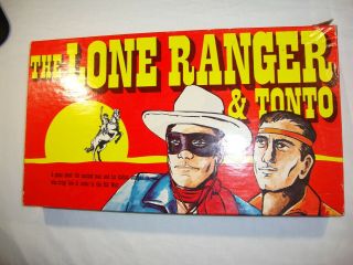 Vintage 1978 The Lone Ranger & Tonto Board Game No 2010