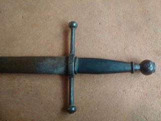 ANTIQUE 450 YEAR OLD GERMAN BROADSWORD Purchased from UK collector 20 years ago. 2