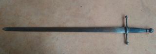 ANTIQUE 450 YEAR OLD GERMAN BROADSWORD Purchased from UK collector 20 years ago. 4