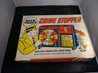 Vintage 1963 Ideal Dick Tracy Crime Stopper Game