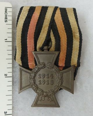 German Ww1 Hindenburg Cross Non Combat Medal Without Swords