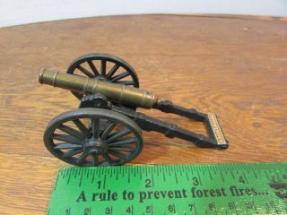 Vintage Cast Iron & Brass 1/29 MF Co.  Cannon Old Fort Niagara 2