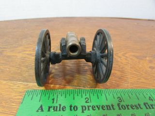 Vintage Cast Iron & Brass 1/29 MF Co.  Cannon Old Fort Niagara 3