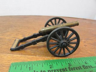 Vintage Cast Iron & Brass 1/29 MF Co.  Cannon Old Fort Niagara 5