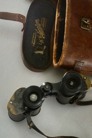 Vintage Wwi Military Prismatic No.  3 Mkii Binoculars Watson & Sons 1917 Captain