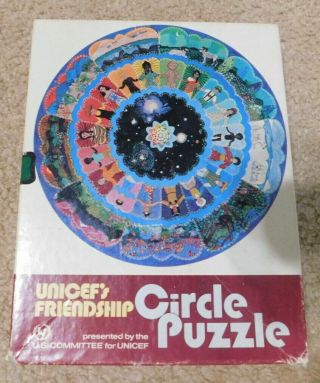 Rare Vintage Unicef Friendship Circle Puzzle