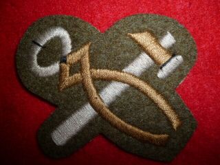 Army - Armourer / Artificer Embroidered Trade Patch Sleeve Badge