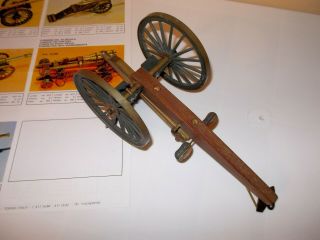 Pocher model cannon Krupp 75 field artillery brass wood with brochure 7
