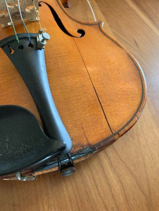 Antique Violin by Heinrich Theodor Heberlein,  Markneukirchen 1907 W/ Case 2