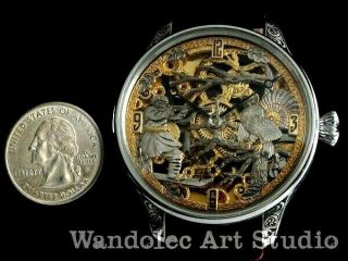 Girard Perregaux Vintage Men ' s Wrist Watch Mechanical Skeleton Mens Wristwatch 11