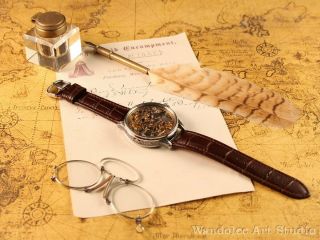 Girard Perregaux Vintage Men ' s Wrist Watch Mechanical Skeleton Mens Wristwatch 2