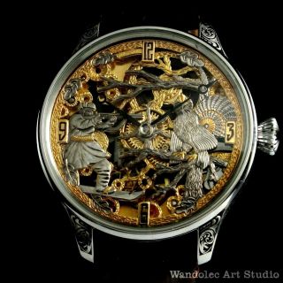 Girard Perregaux Vintage Men ' s Wrist Watch Mechanical Skeleton Mens Wristwatch 3