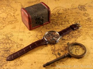 Girard Perregaux Vintage Men ' s Wrist Watch Mechanical Skeleton Mens Wristwatch 4