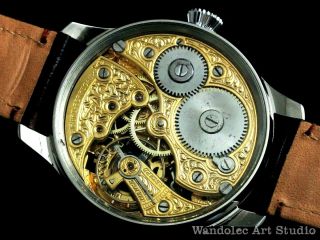Girard Perregaux Vintage Men ' s Wrist Watch Mechanical Skeleton Mens Wristwatch 7