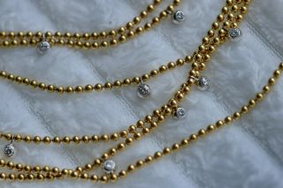 Cartier 18K gold VS diamond 15 - stone Draperie de Decollete necklace chain 11