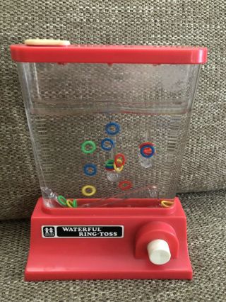 TOMY Waterful Ring Toss Vintage Water Game 1976 great 2