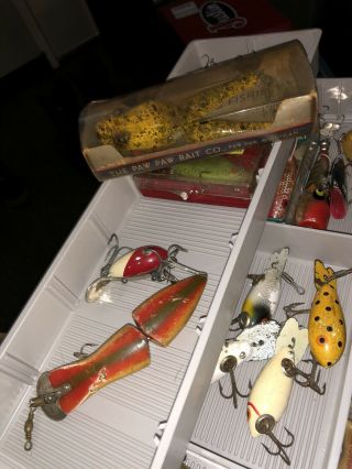 vintage tackle box full of lures 10