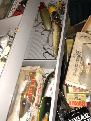 vintage tackle box full of lures 12