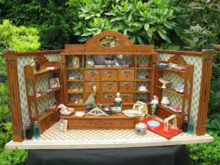 Antique German Wooden Grocery Store By Moritz Gottschalk - Circa 1910