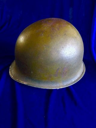 Wwii Us Army Helmet With Chin Strap