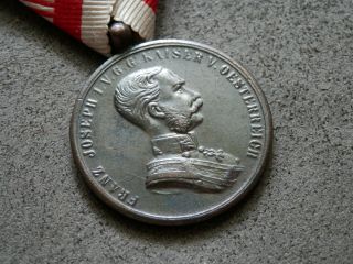 Austro - Hungarian Empire,  Bravery Medal In Silver,  Type Franz Josef I