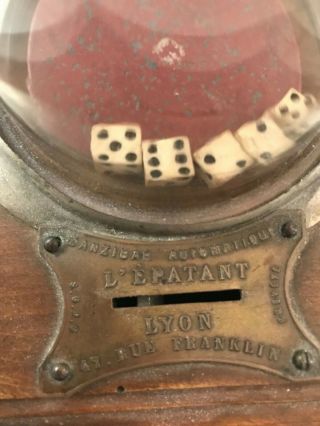 Antique L’Epatant Trade Stimulator Absinthe Bar Dice Game 7