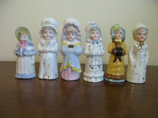 Antique Kate Greenaway Salt Pepper Shakers 6