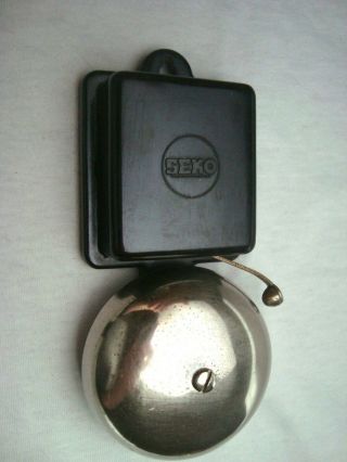Seko Vintage Rare Bakelite Electric Door Bell Made In Gdr Germany