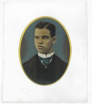 Antique 1890 Full Plate Tintype Photograph of an African American Man 2